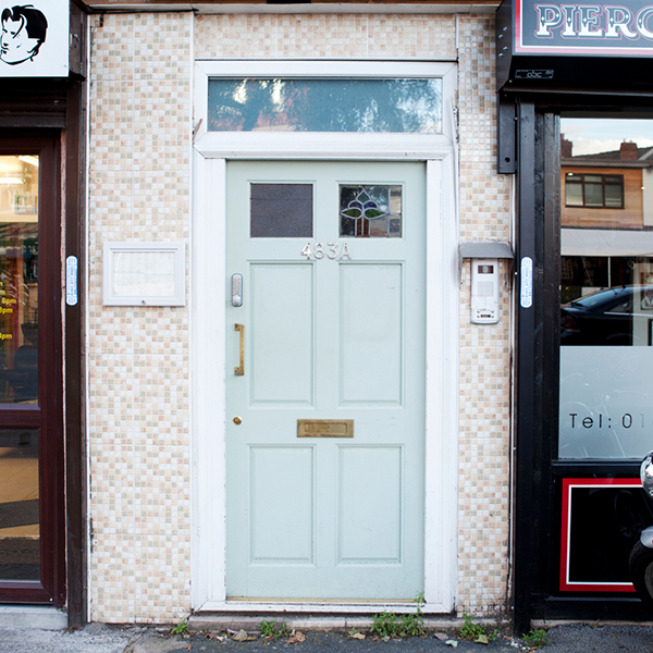 The Entrance to The Yoga Rooms Studio in Chorlton